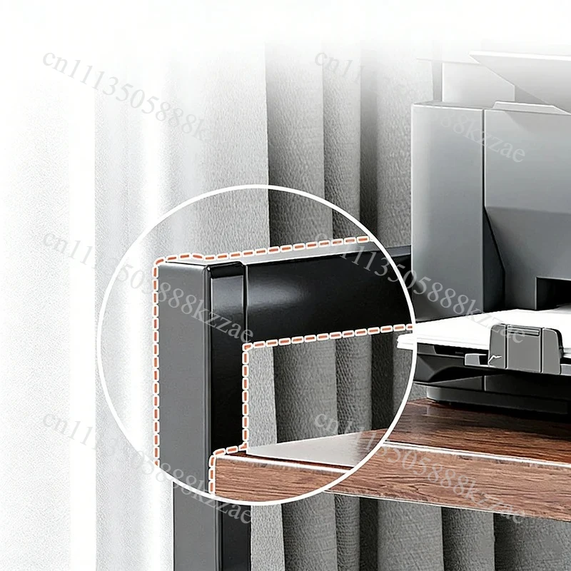 2/3 Tier Metal Storage Rack Mobile Office Printer Stand Household Floor-standing Organize Shelf For Living Room Storage Cabinet