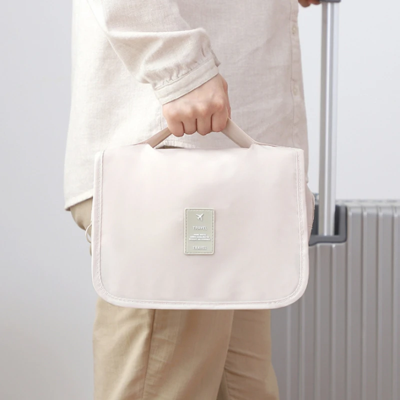 Waterproof Hanging Hook Travel Wash Bag Large Capacity Cosmetic Storage Bag Portable Makeup Organizer for Business Trip Vacation