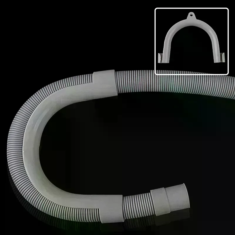 Universal U Shape Drain Outlet Hose Guide Assembly Fit Drain Hose Washing Machine Dishwashers Hose Clip Hose Holder Bracket