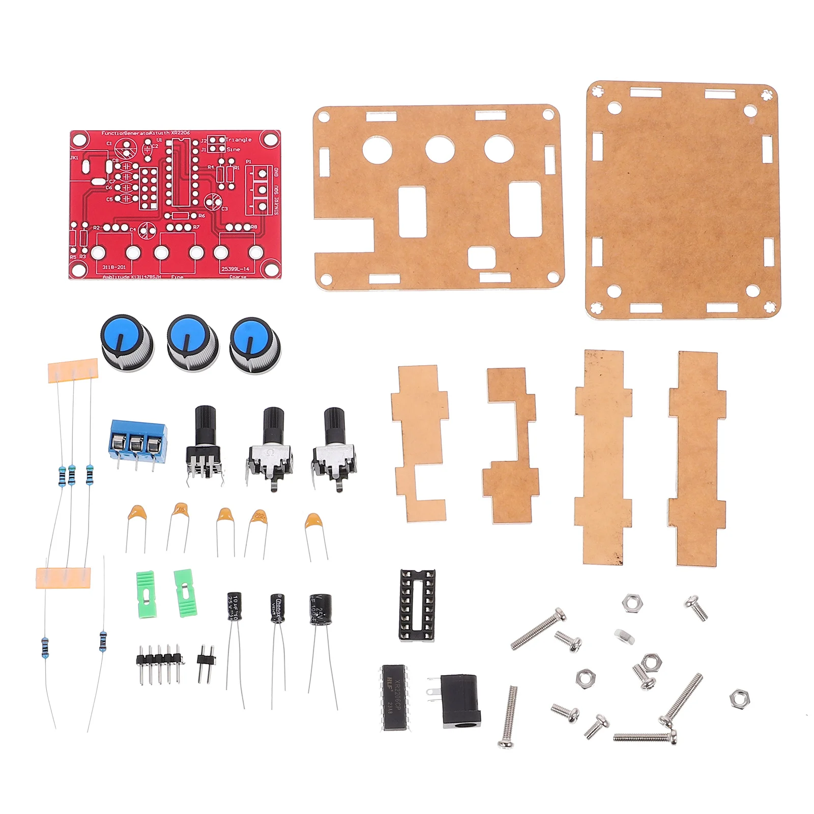 

1Set High Precision Kit DIY Function Waveform Sine Triangle Square for Experiment Testing Beginner Friendly
