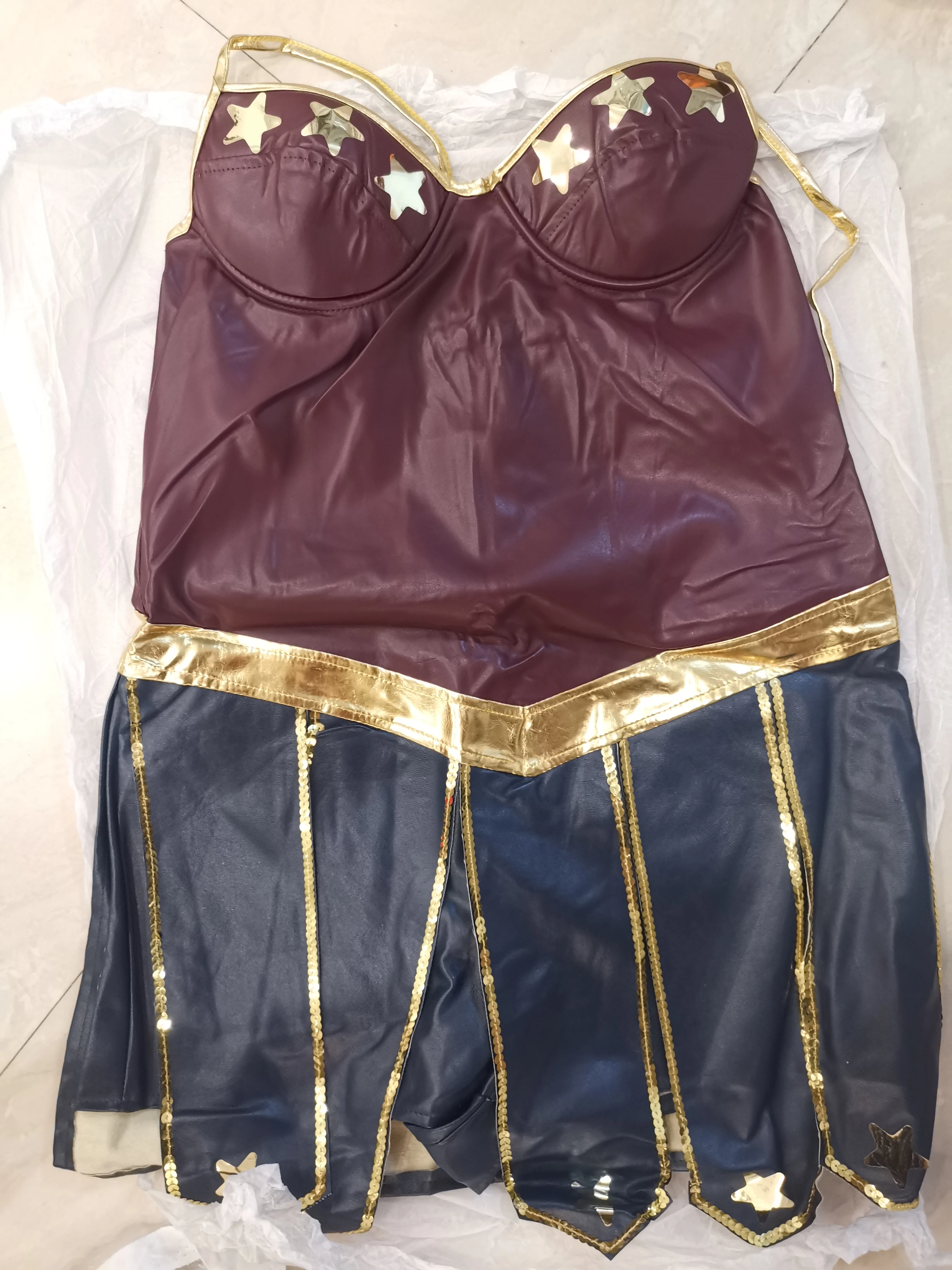 Costume da guerriero femminile Costume da supereroe per donna Costume di Halloween adulto