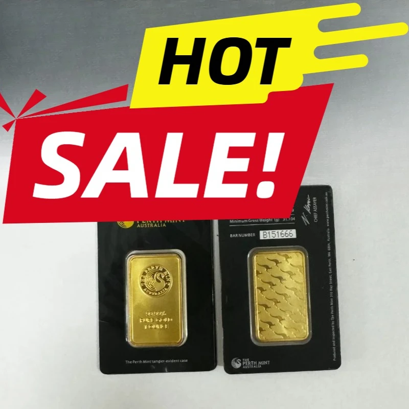 

Swan 1oz/2.5g/5g/10g/20g/50g/100g Sealed packing Copper Bar 24k Gold Plated Bullion Non-magnetic Unique Craft Gift