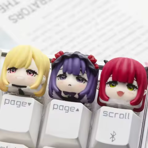 My Dress-Up Darling Artisan Keycap Kitagawa Marin Cute Resin Keyboard Cap Custom 1U Anime Key Cap for Mechanical Keyboard Gift