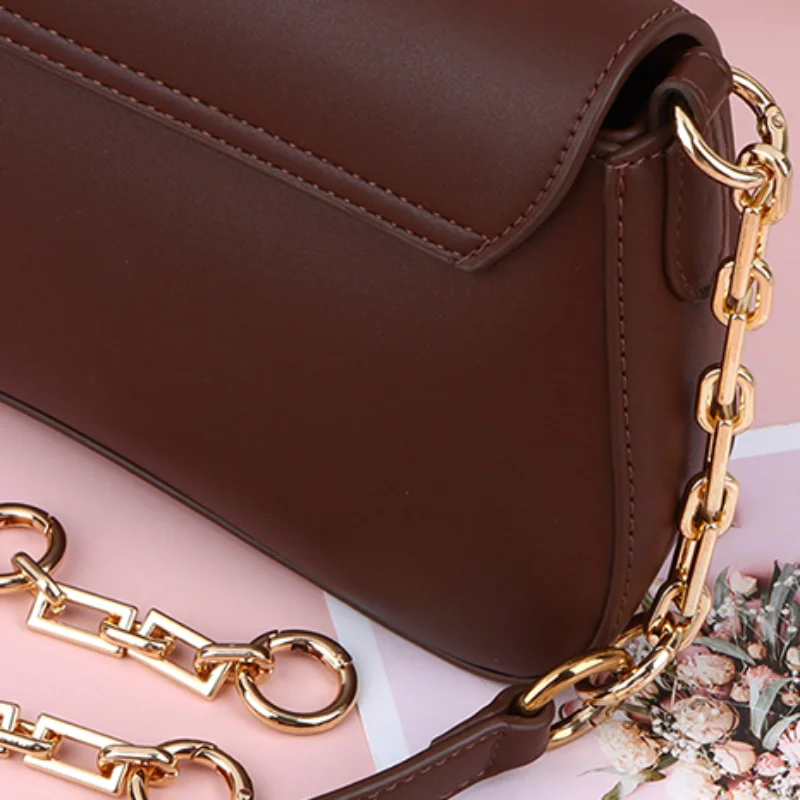 Bag Extension Chain Crossbody Purse Bag Chain Strap Handbag Hanging Buckle DIY Replacement Chain Charms Shoulder Bag Accessories