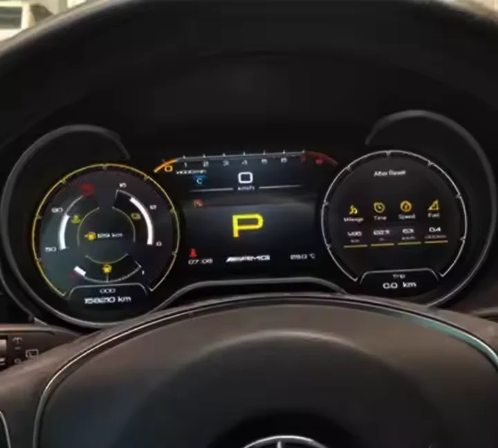 ZXY 12.3 calowy cyfrowy zestaw wskaźników, wirtualny kokpit, prędkościomierz do Mercedes Benz GLE/GLS/ML/GL/G-Class W166 X166 W463