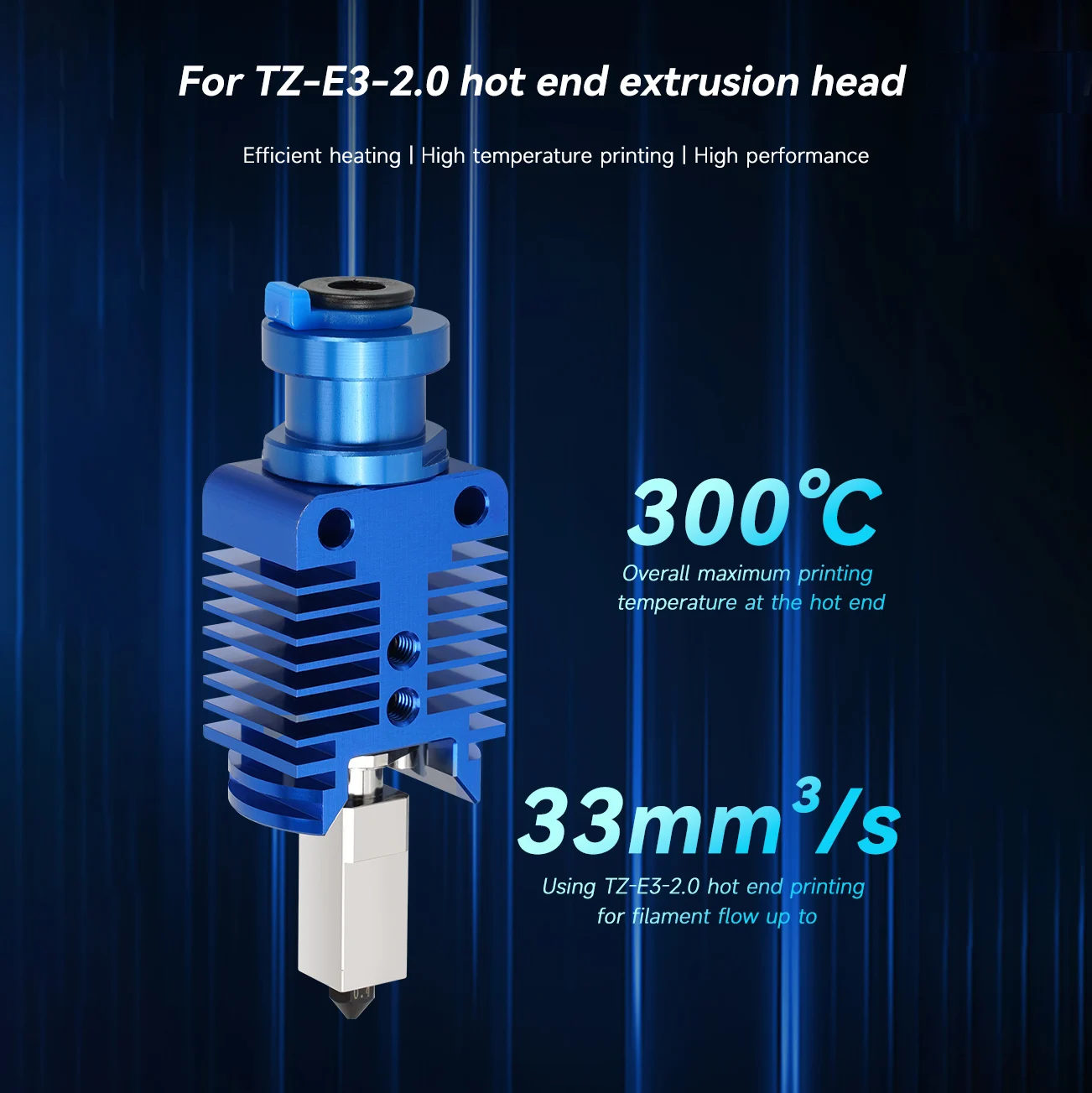 Hotend-Kit für Ender 3/CR10/VORON 2.4 Hi-End Extruder Upgrade 300 ° C Hochgeschwindigkeits-Druckkopf für Ender 3 V2 CR10S 3D-Druckerteile – Detail 4