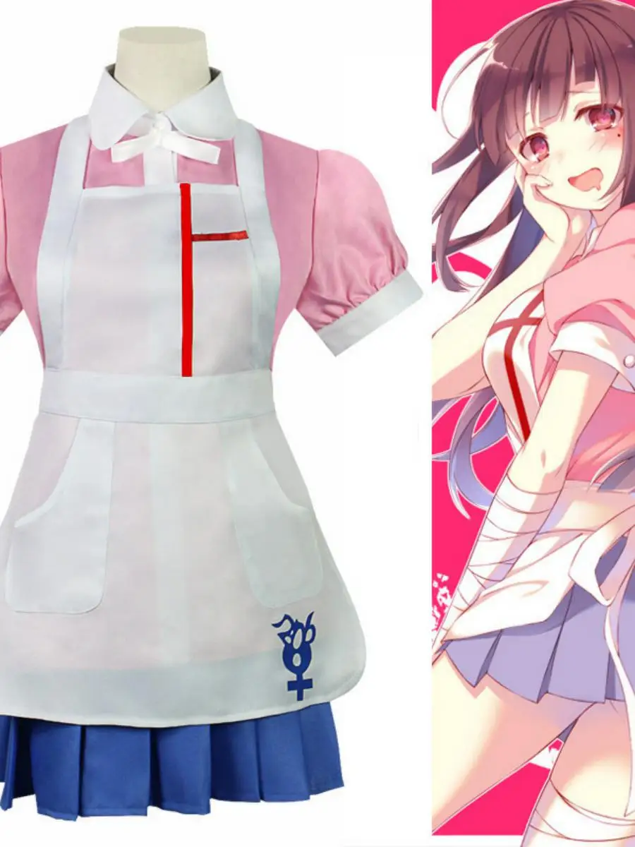 Nouveau loween Cosplay Costume école orm femme de chambre Costume Fem Waitr tenue Sinoball roue danse 2 Super Crime bois Mikan