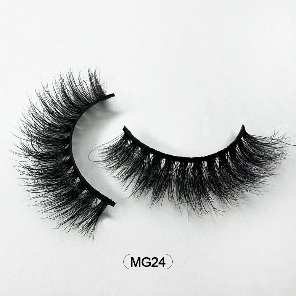 Dropshipping Wholesale Natural Wispy Individual Fluffy 3d Mink False Lashes Makeup Fake Eyelashes Make-up For Women