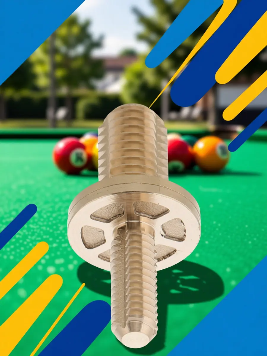 Pool Cue Accessory Billiard Supply Extension Part Extender Golden Snooker Joint