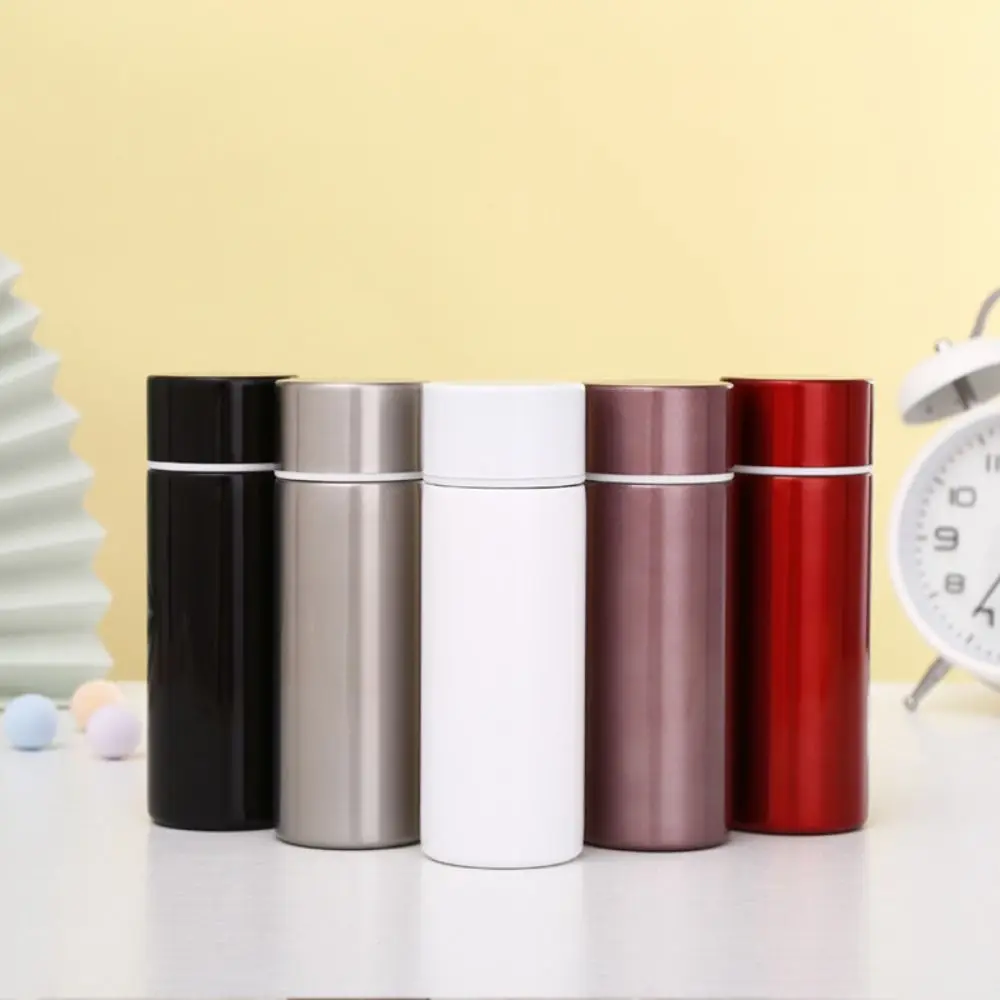 Mode 120 ml Mini Thermo Tasse Auslaufsicher Edelstahl Taschenflasche Reise Kaffeetasse Leichte Isolierte Wasserflasche