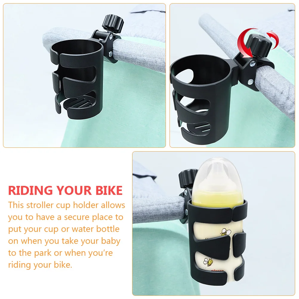 

Adjustable 1PC Baby Stroller Cup Holder Bottle Rack for Bike PP Plastic Compact Lightweight Portable Drink Holder