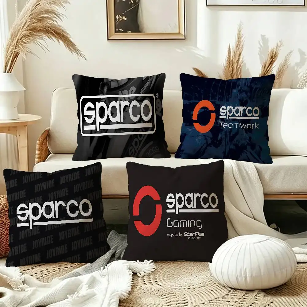 Sparcos logo Cushion Cover Decorative Pillow Sofa Home Decor case pillow cases