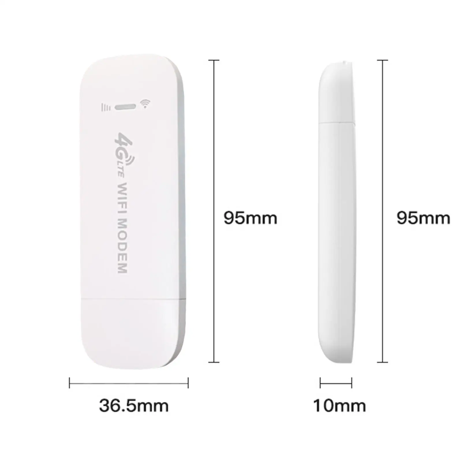Router WiFi 4G con Antenna Integrata Plug & Play per Desktop Viste