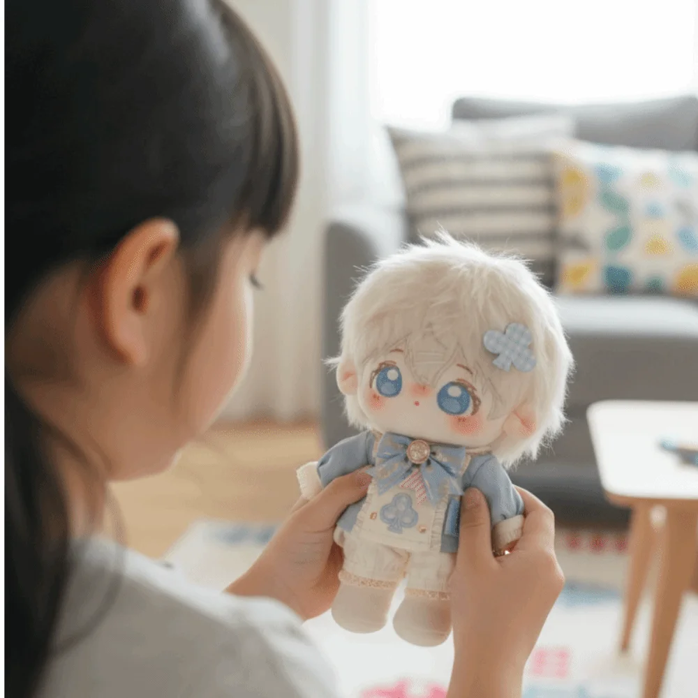 Lovely Design 20CM Cotton Clothes Dress-up Animal Onesie Clothes Kawaii Cartoon Long Ear Rabbit Hat Children's Gift