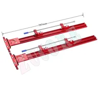 Woodworking Parallel Guide Rail System Aluminum Alloy T-Track for Track Saw Rail Fit for Festool Woodworking Tools