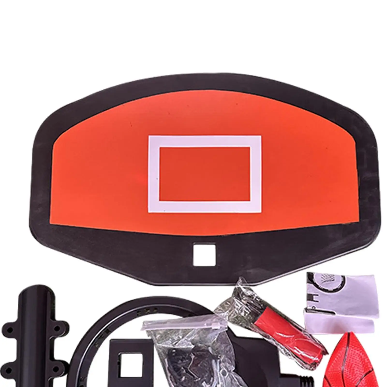 طوق كرة السلة ترامبولين سهل التجميع ألعاب رياضية خارجية مستقيمة