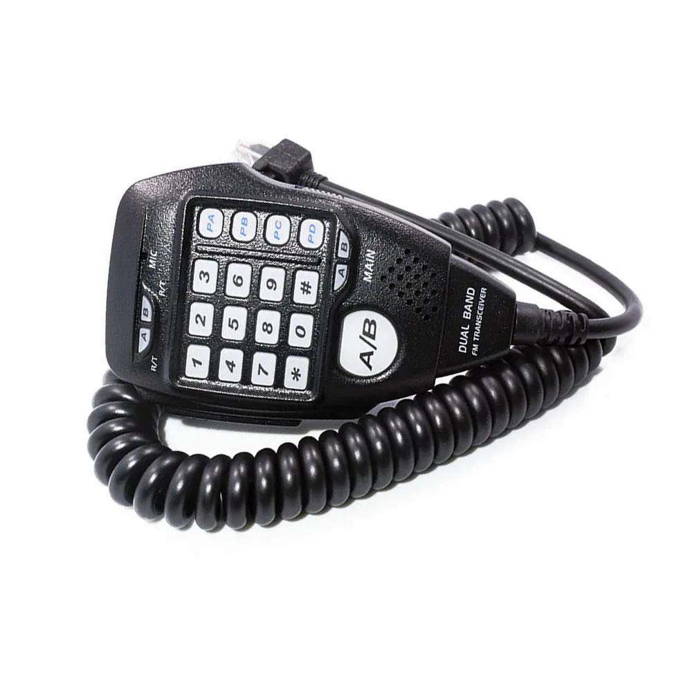 Автомобильный динамик-микрофон для рации AnyTone AT-5888UV AT-778UV, портативный микрофон QHM-05 для мобильной радиостанции