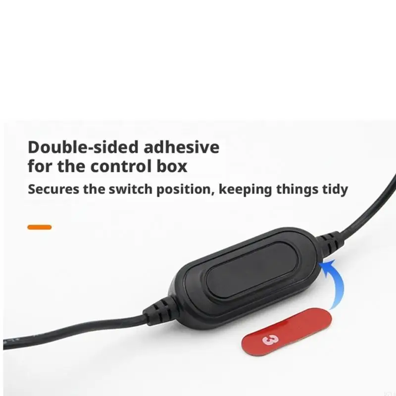 Back Fan Headrest Fan for Car Use, USB Powered Circulation Support with ABS Housing for Commutes, Ride Share Work, D7YA