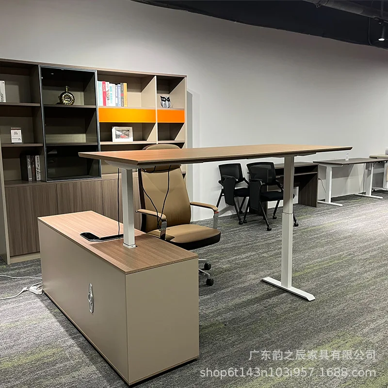 

Desk Boss Table Simple Modern President Table Single Double Motor Large Desk Office Furniture Table And Chair Combination