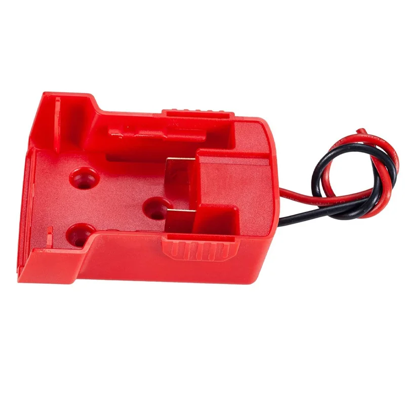 Battery Adapter Power Source Mount for Milwaukee 18V Lithium Battery Power Connector Dock Holder for RC Truck Robotics Toys