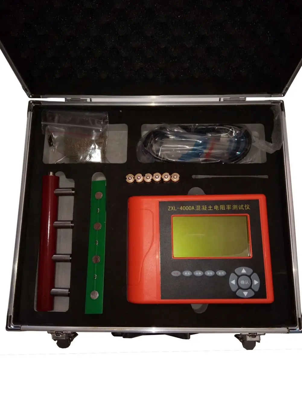 

ZXL-4000A Concrete Resistivity Tester Reinforcement Rust Degree Concrete Resistivity