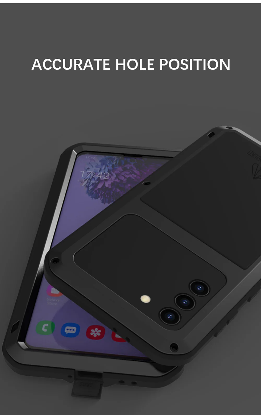 Love Mei Powerful Heavy Shockproof Fundas Metal Cover For Samsung Galaxy S21 S20 Plus Ultra 5g Fe Case Silicone Toughened Glass