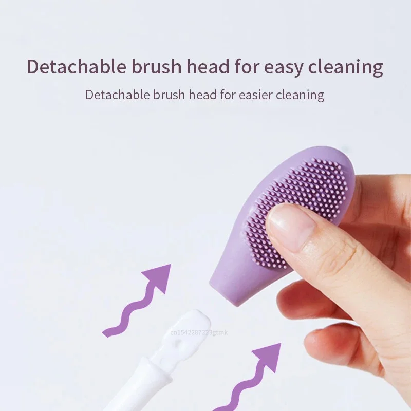 Double Head Silicone Facial Mask Brush Facial Massage Cleaning Brushs DIY Mud Film Scraper Facial Care Tool Dropshiping