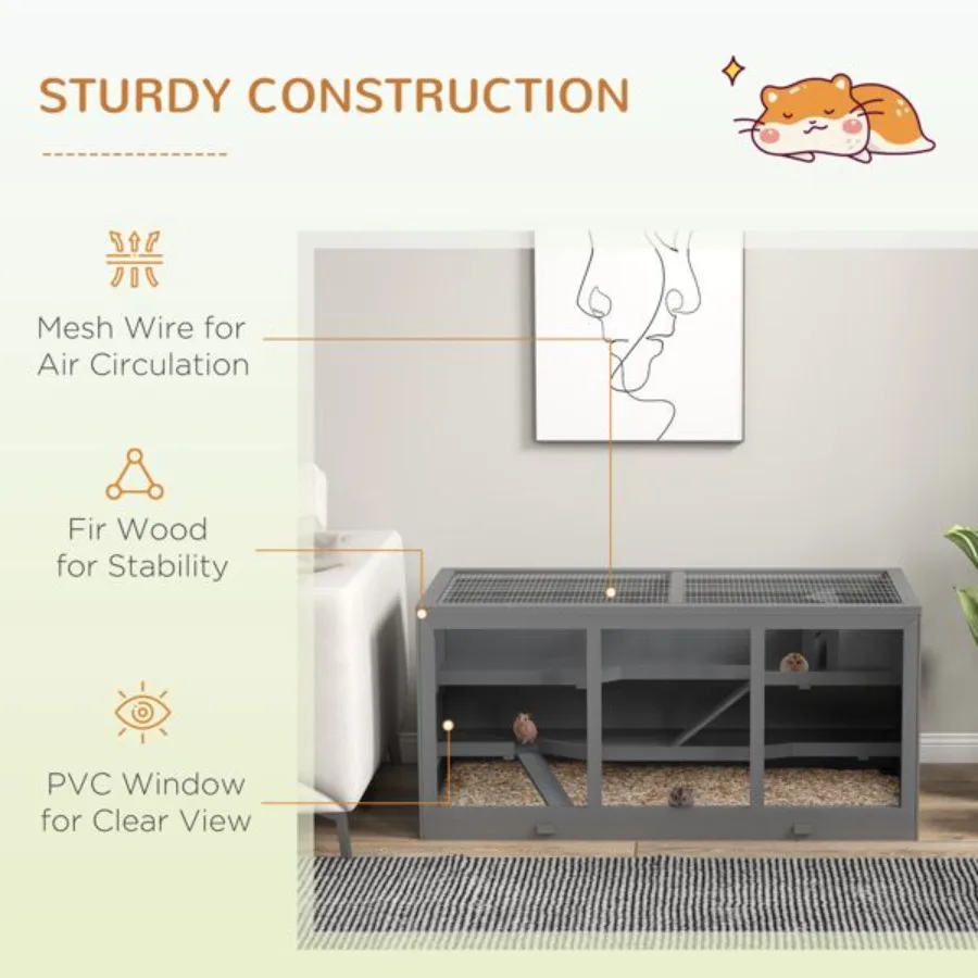 

Wooden Hamster Cage Shipping (Prohibited by -)
