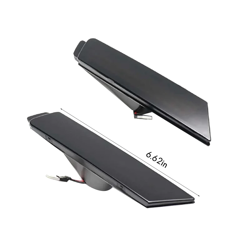 

Smoked Lens LED Side Marker Lights for Chevy Camaro 2011-2015, Front Rear Bumper Sidemarker Lamps Reflectors