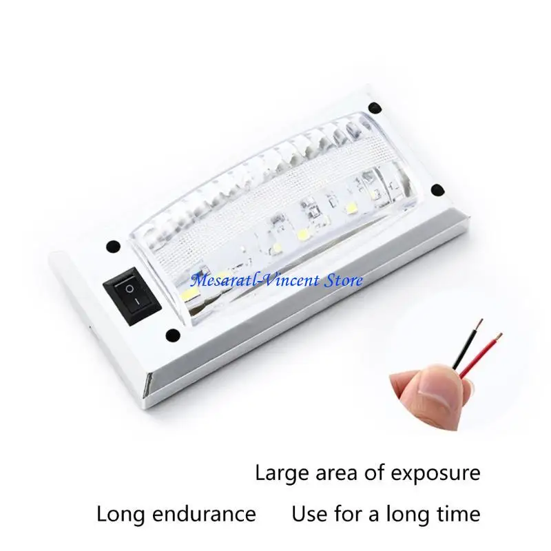 A70F LED Panel Dome Roof Ceiling Lamp Auto Interior Reading Plate Light High Brightness Super-Bright for Truck Suv Car Truck