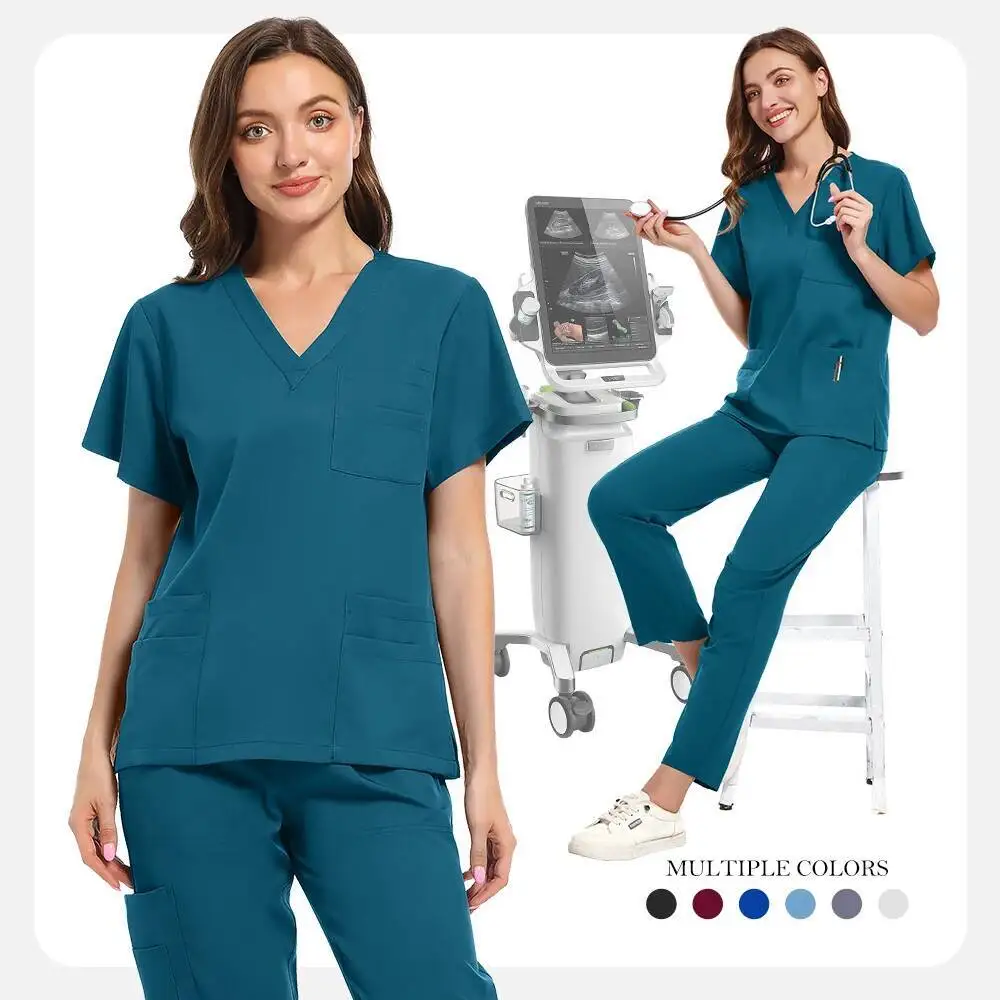 

Factory Colorful Medical Uniforms Sets Multi Colors Nurse Scrubs Wholesale Hospital Clothing