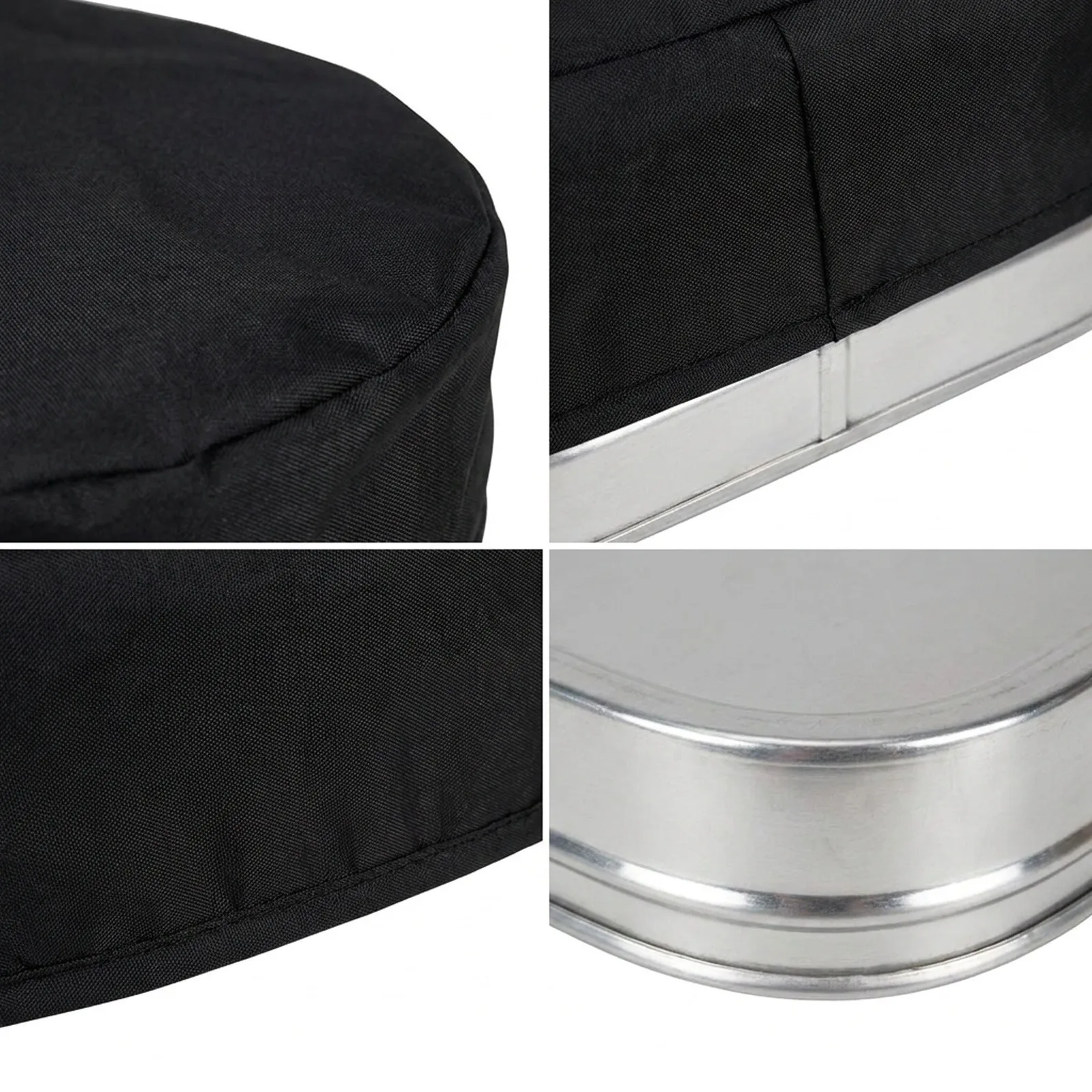 High Quality Practical Bathtub Cover Ice Bath Cover Tank Cover 420D Oxford Fabric 4ft/6ft/8ft Black Cover   High