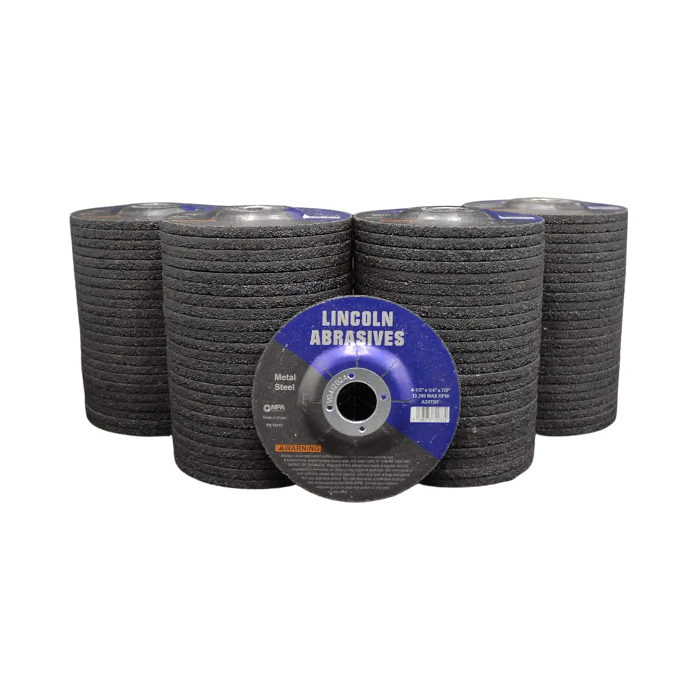Grinding Wheels 4.5" x 1/4" x 7/8" for Metal