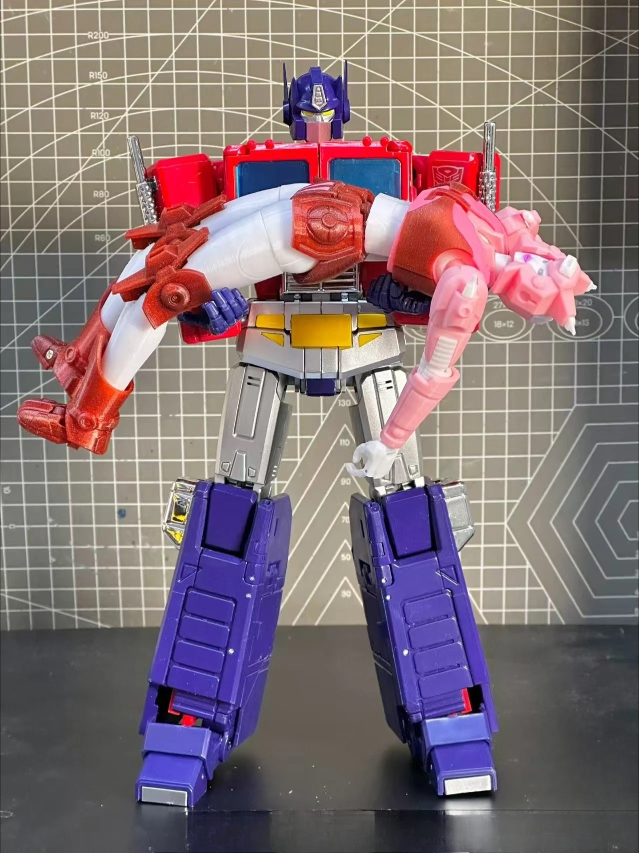 Transformable Optimus Prime Elita MP-Scale Action Figure 3D Printed Multi-Joint Ultra-Articulated Collectible Model Toy view 5