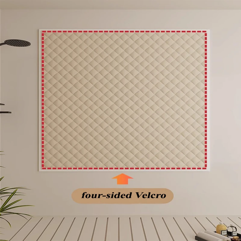 1Pcs Thickened Waterproof Thermal Bathroom Window Curtain – Windproof, Self-Adhesive, No-Drill, Cold-Proof Insulation for Winter
