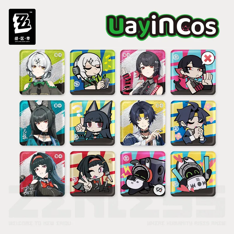 

Оригинальная игра ZZZ Zenless Zone Zero Ellen Joe Hoshimi Miyabi, значок, брошь, булавки, орнамент, аниме-фигурка, игровая игрушка, подарки для детей