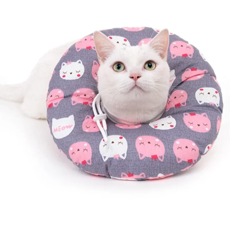 

Anti-bite Lick Cat Dog Elizabeth Collar Aerated Wound Protective Pet Kitten Shame Ring Neckband Anti Scratch Cone After Surgery