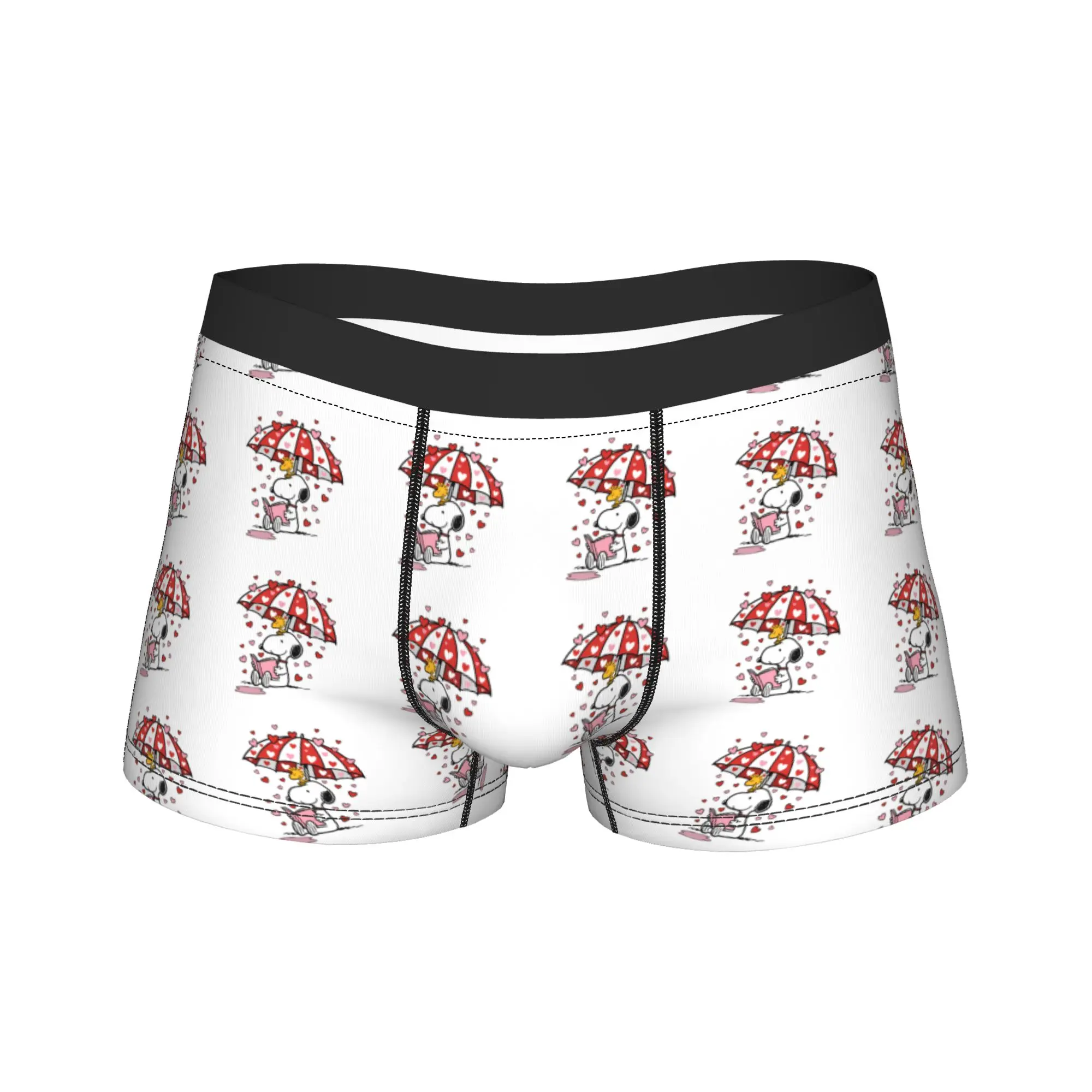 

Мужские трусы-боксеры Snoopys с 3D-принтом, дышащие, большие размеры до 2XL, хит продаж