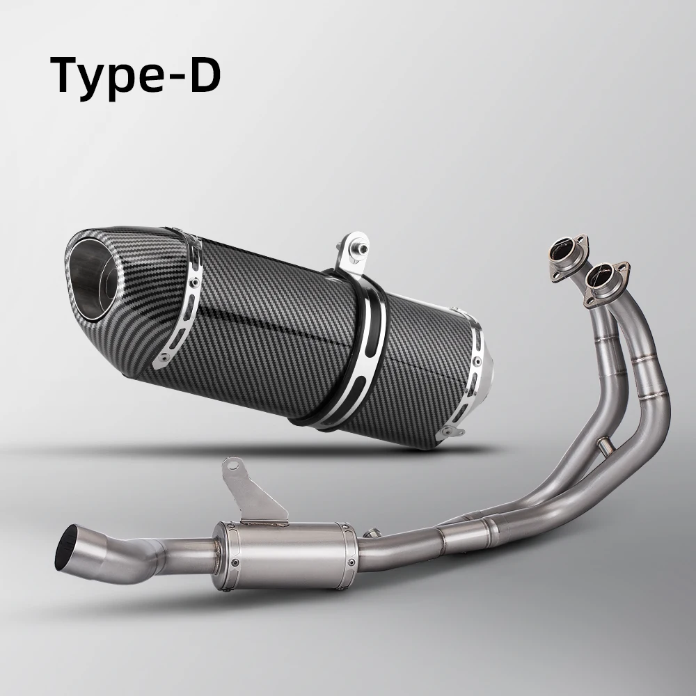 High QualityMotorcycle Exhaust Muffler,  Full Exhaust Style, Modified Pipe Fitting,Muffler Style, Middle Pipe Link, YZF-R7