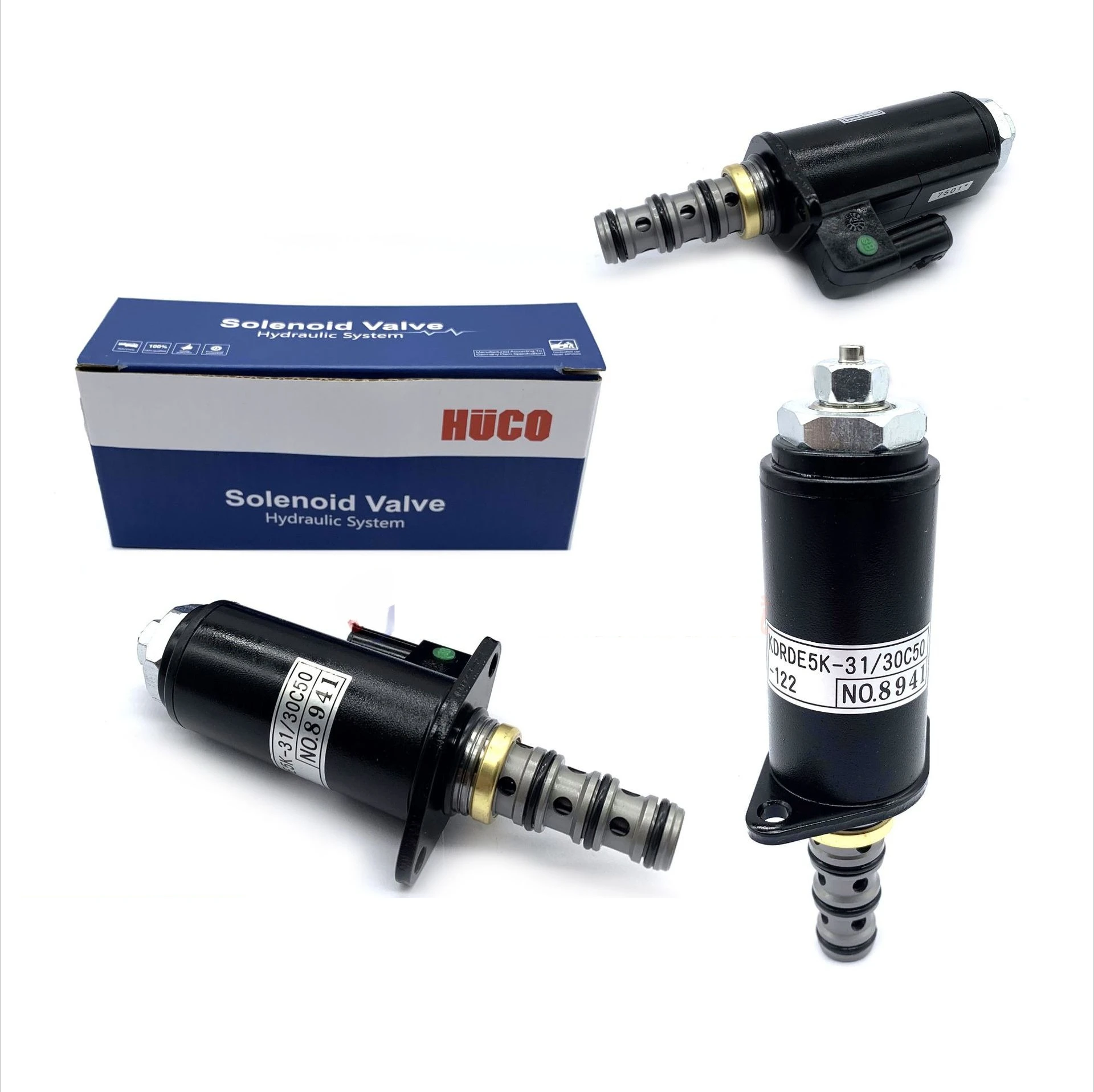 Excavator parts for Kobelco SK200-830C50-122YN35V00048F1 sole noid valve hydraulic excavator
