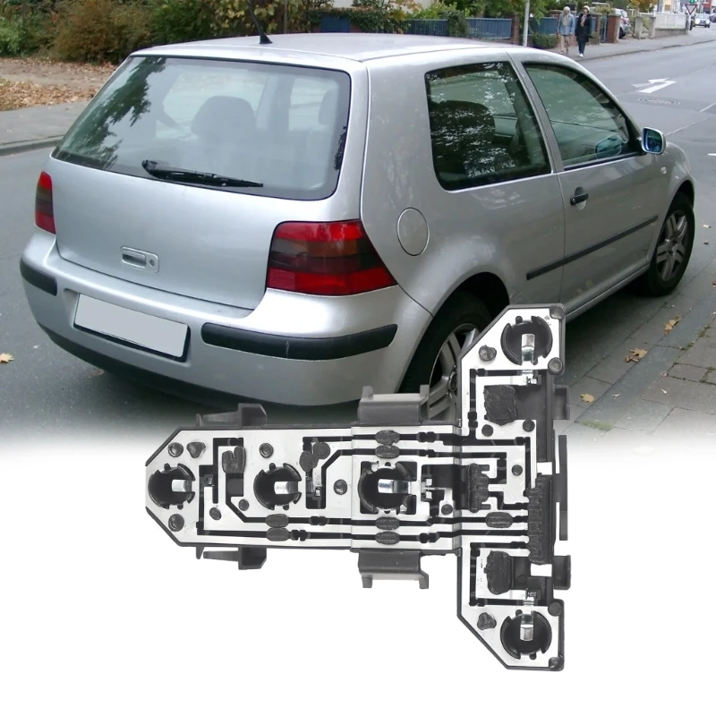 Rear Tail Light Circuit Board for Golf MK4 Hatchback 1998-2005, 1J6945257 Socket Board, No Bulbs Included for Rear Lamp Repair