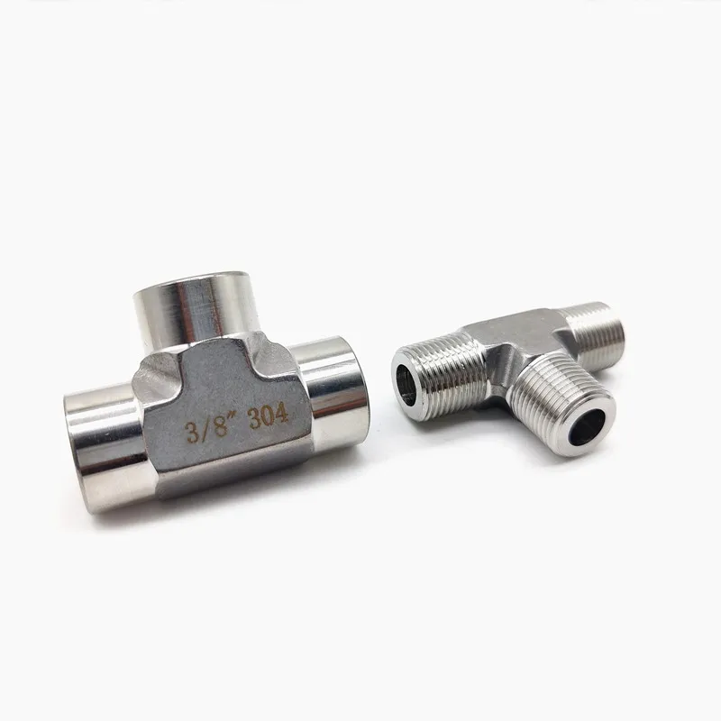 304 edelstahl schnelle twist Gleich t-stück OD 4/6/8/10/12mm PU schlauch Schnell Schraube Joint Koppler Stecker – Detail 5