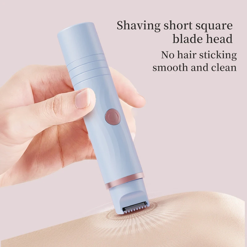 2-in-1 Elektrorasierer, Multifunktionales Haarentfernungsgerät, Doppelkopf-Trimmer für den Intimbereich, Damenrasierer, Elektrischer Trimmer – Detail 4