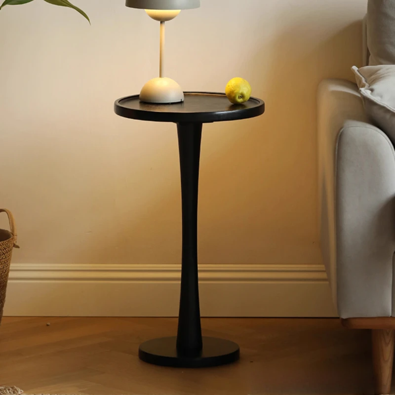 

Nordic Solid Wood Side Sofa Table Coffee Mobile Small Round Simple Bed Height Adjustment Lounge Mesas Terraza Home Furniture