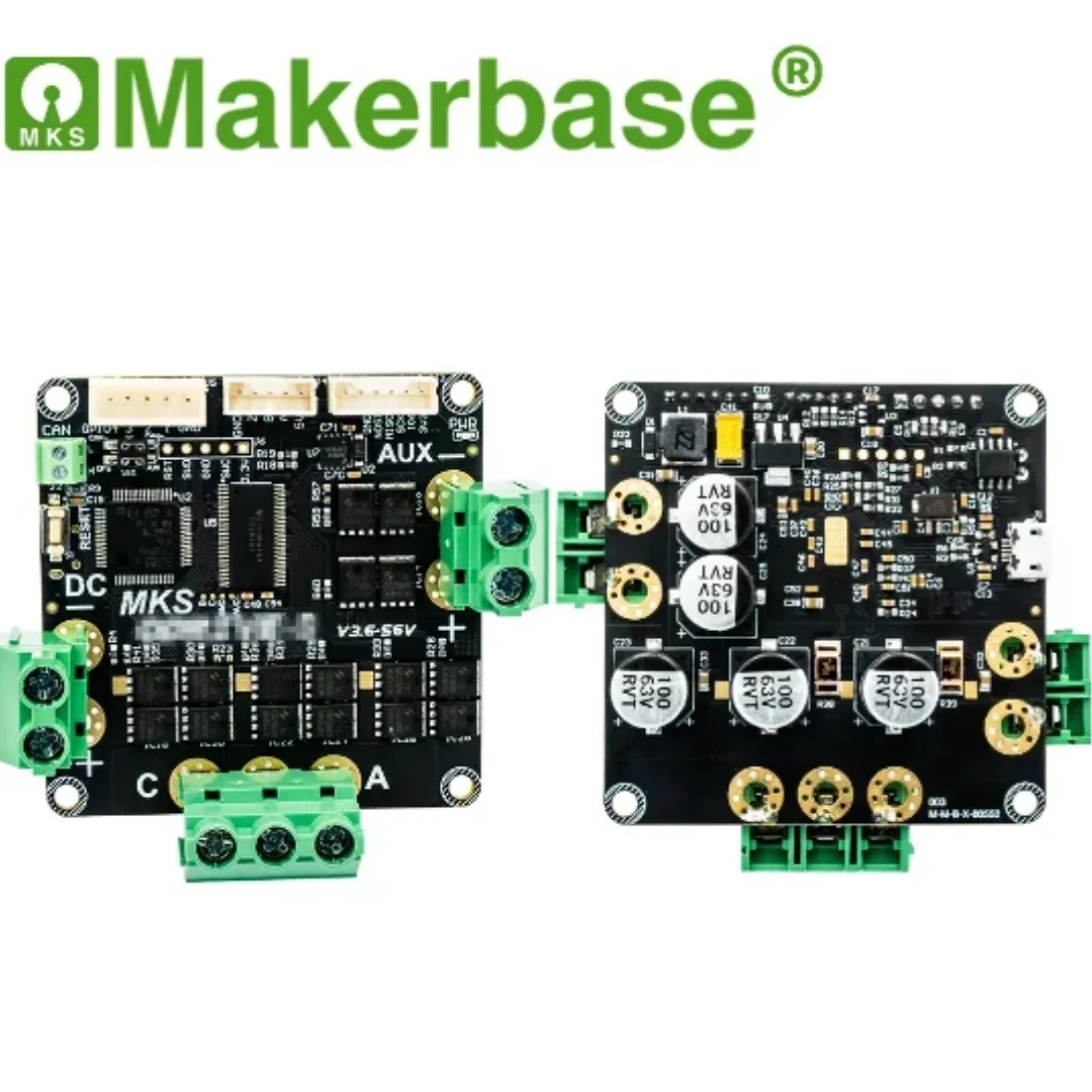 Makerbase XDrive3.6 56V High-Precision Brushless Servo Motor Controller,Based On ODrive3.6 Upgrade.