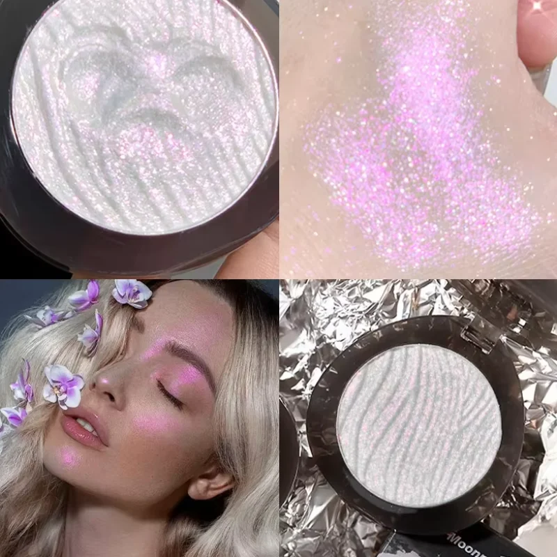 Aurora Highlighter Cream Pearl Shiny Clear High-gloss Powder Glitter Face Contour Shimmer Illuminator Brighten Makeup Cosmetics