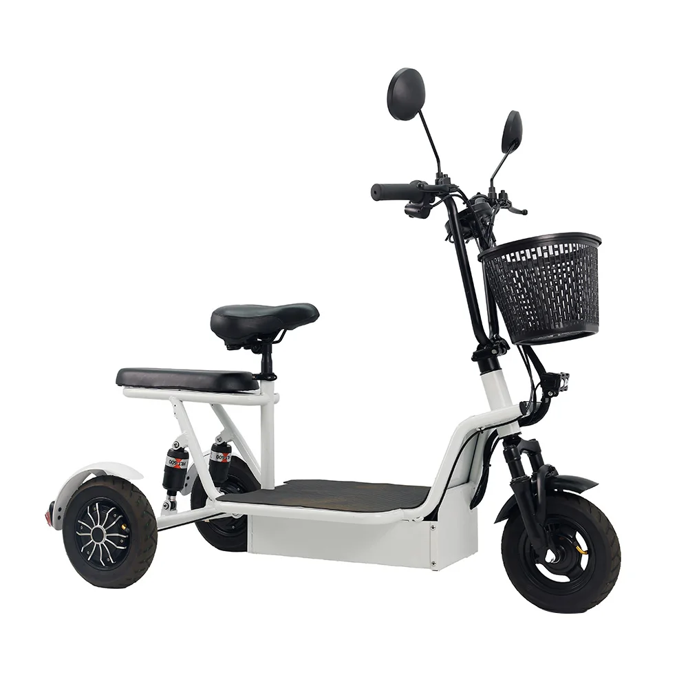 Small Lightweight 500w Electric Mini Trike for Elderly Ladies 3 Wheel Electric Scooter Adults Electric Tricycle for Family