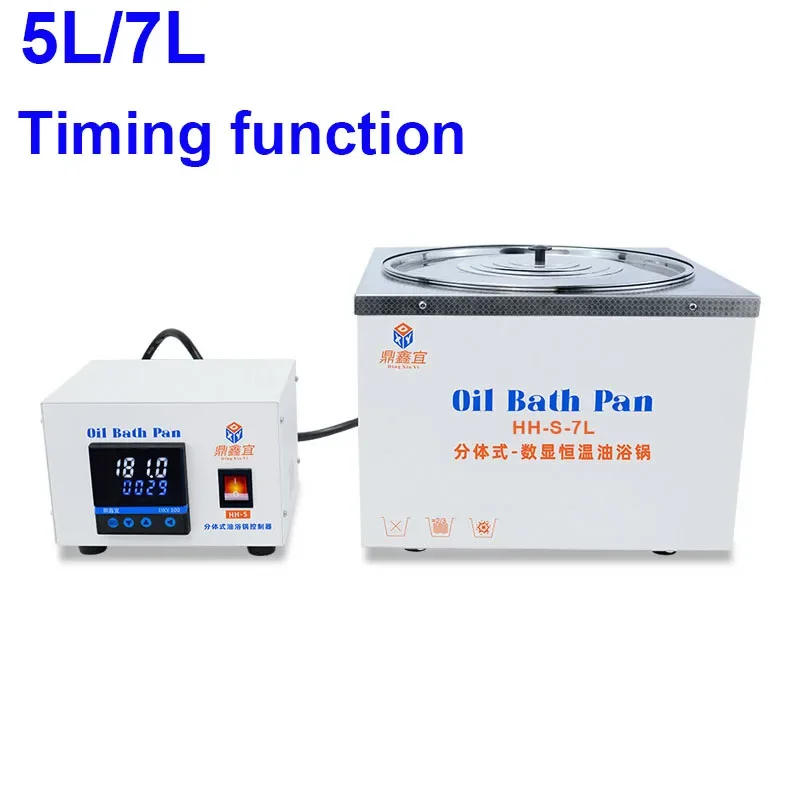 

Laboratory digital display constant temperature single hole oil bath pot can be timed
