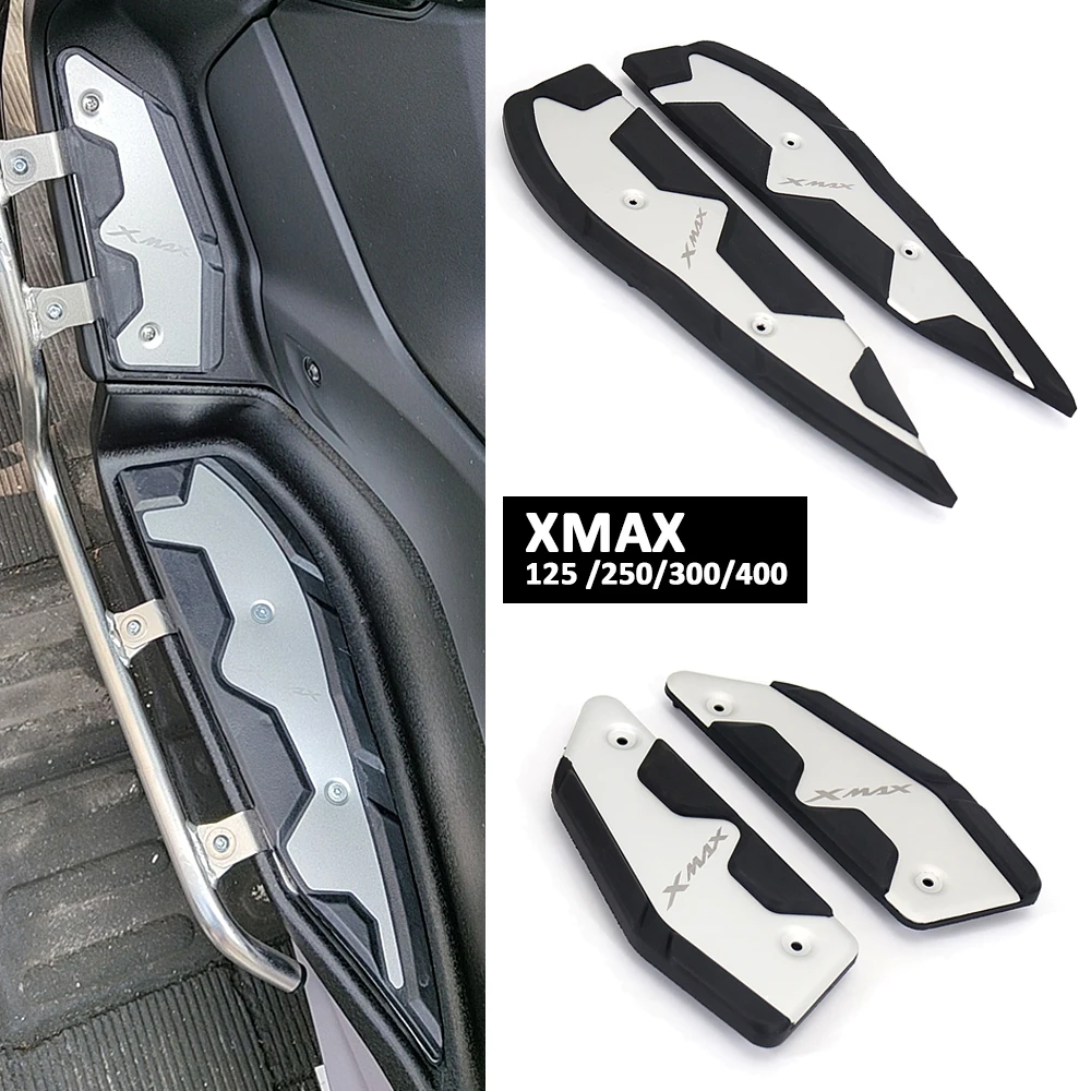 Motorcycle Footrest Foot Pads Pedal Plate Pedals For Yamaha X-MAX 125 250 300 400 XMAX125 XMAX250 XMAX300 2017 - 2022 XMAX400