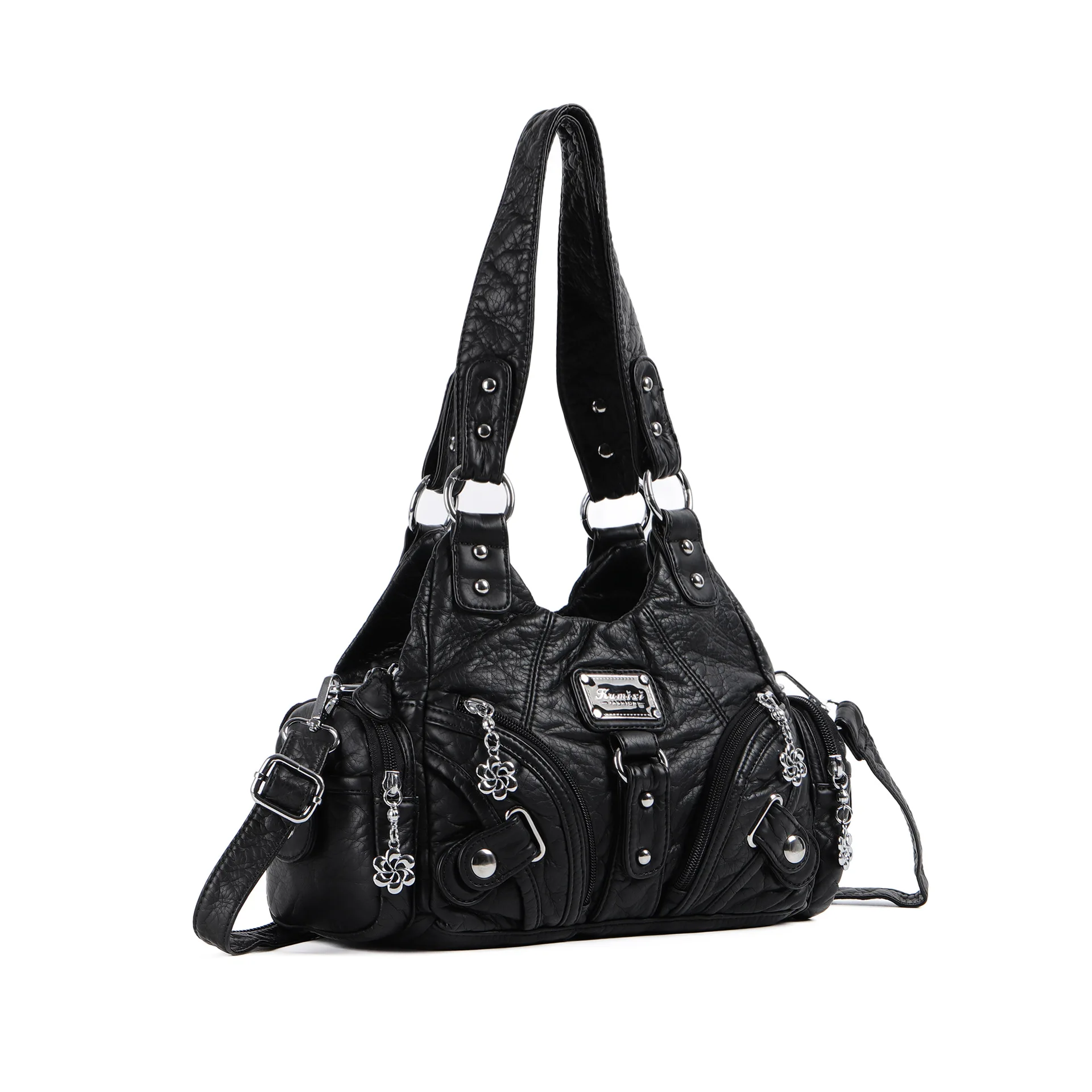 Versatile Handbags Women Small Shoulder Bag Soft Tote Bag Fashion Satchel Multi-Pockets Crossbody Shoulder Bag Phone Pack